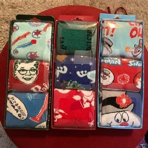 9 pairs A CHRISTMAS STORY, FROSTY, CHRISTMAS VACATION ADULT SOCKS NEW